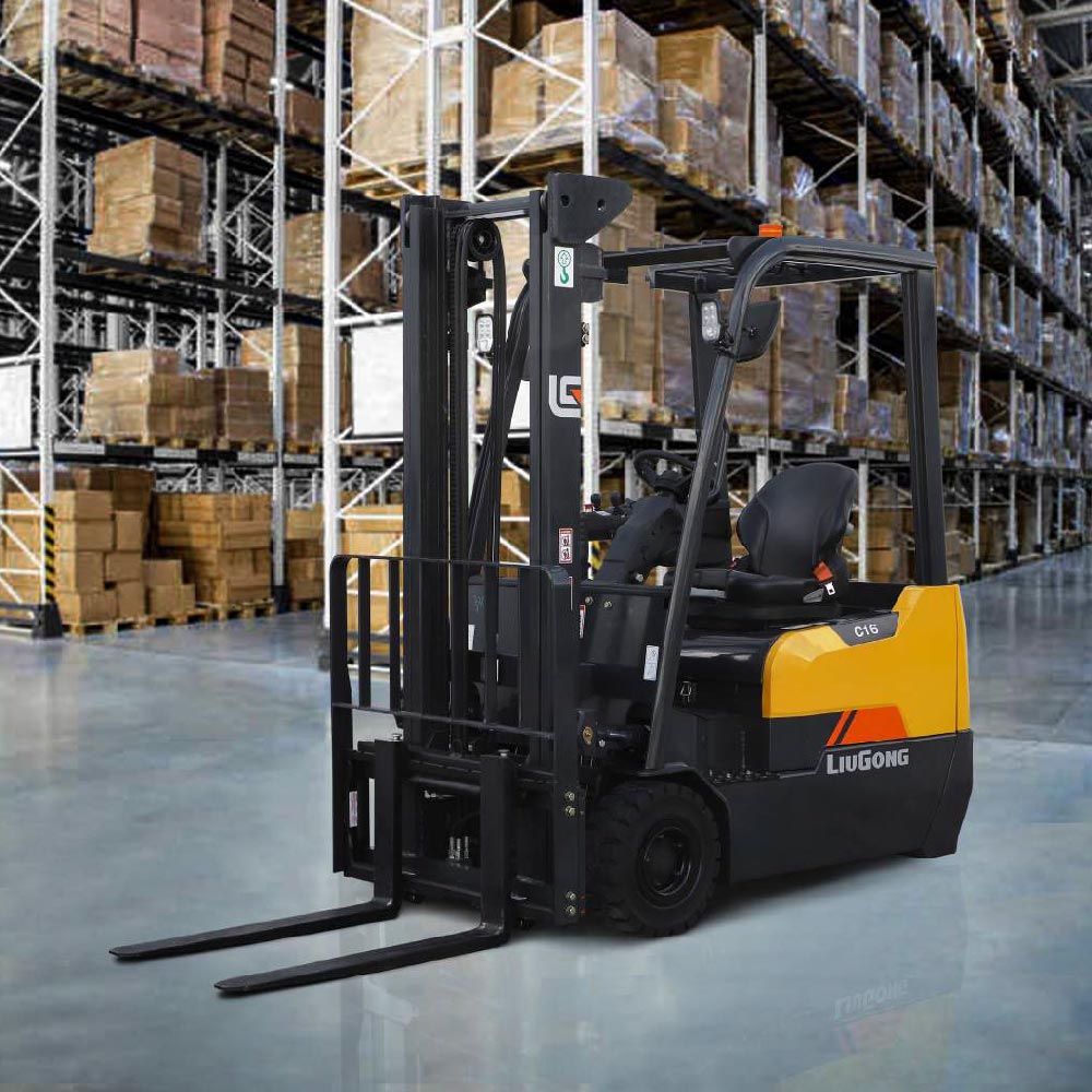 1.6–1.8 tonne three-wheel electric forklifts