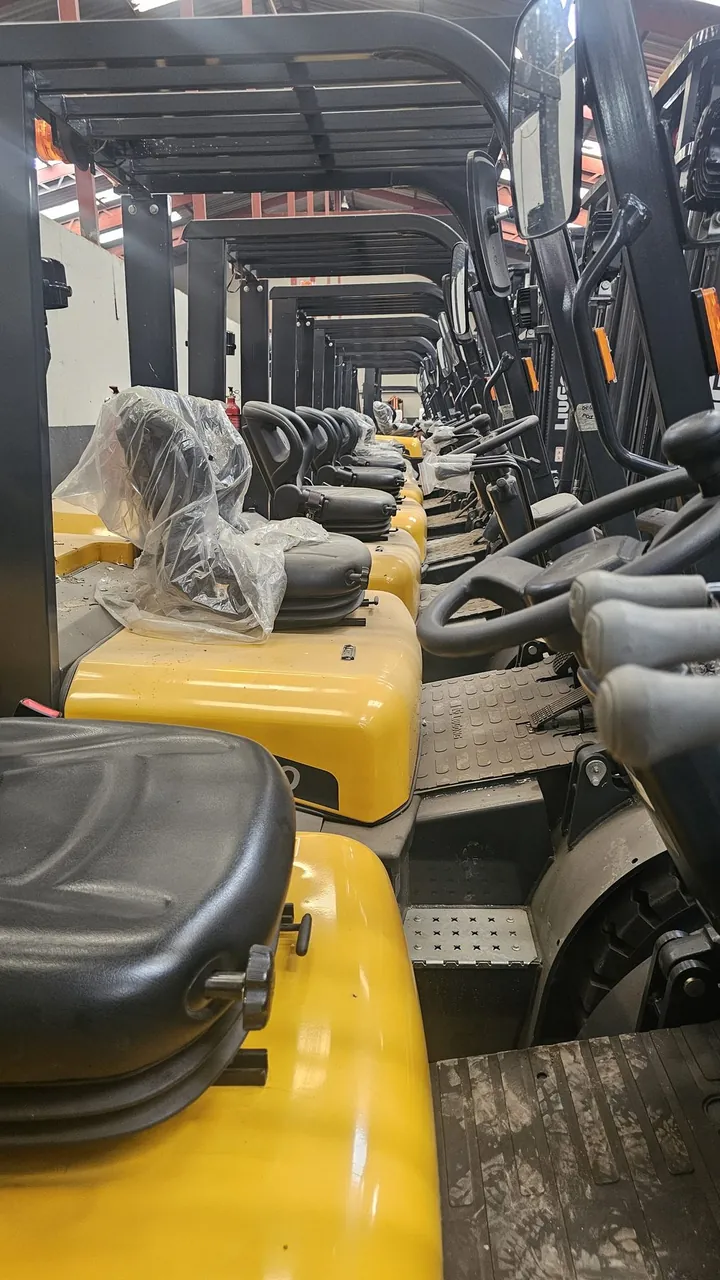 Forklift stock being prepared by the LiftServ team